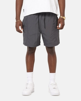 Carre Panelled Nylon Shorts Black Hand washable