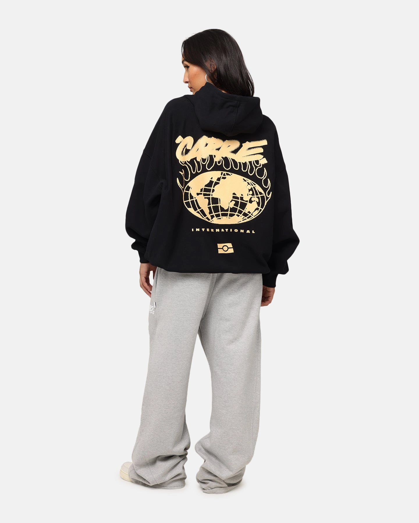 Carre Passport Hoodie Black Protective Layer