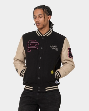 Carre Peace Varsity Jacket Black/Stone Flexible Neckline Suitcase