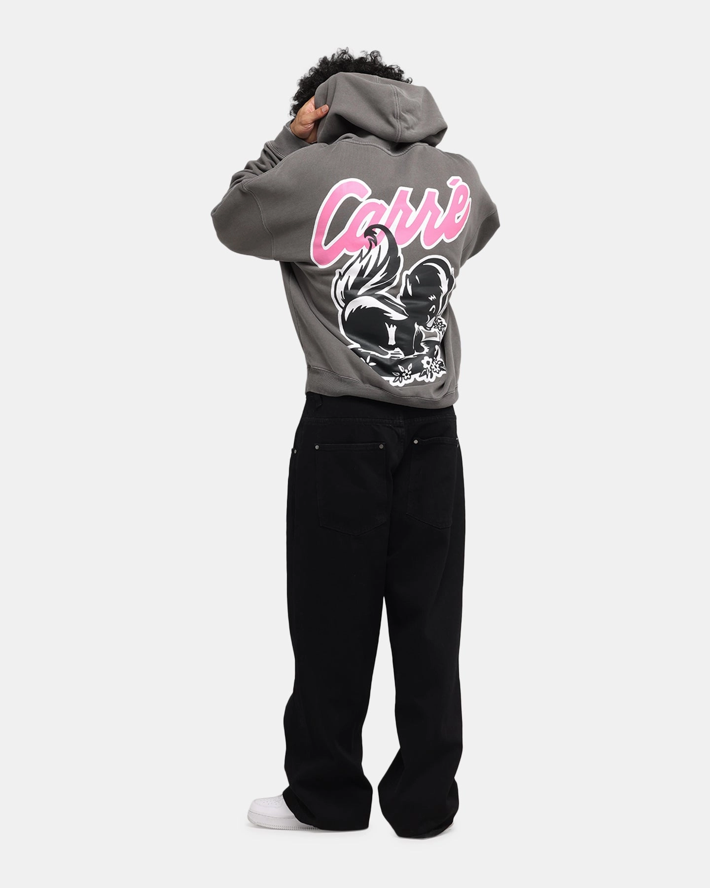 Carre Pepe Hoodie Washed Charcoal High-Performance Wear