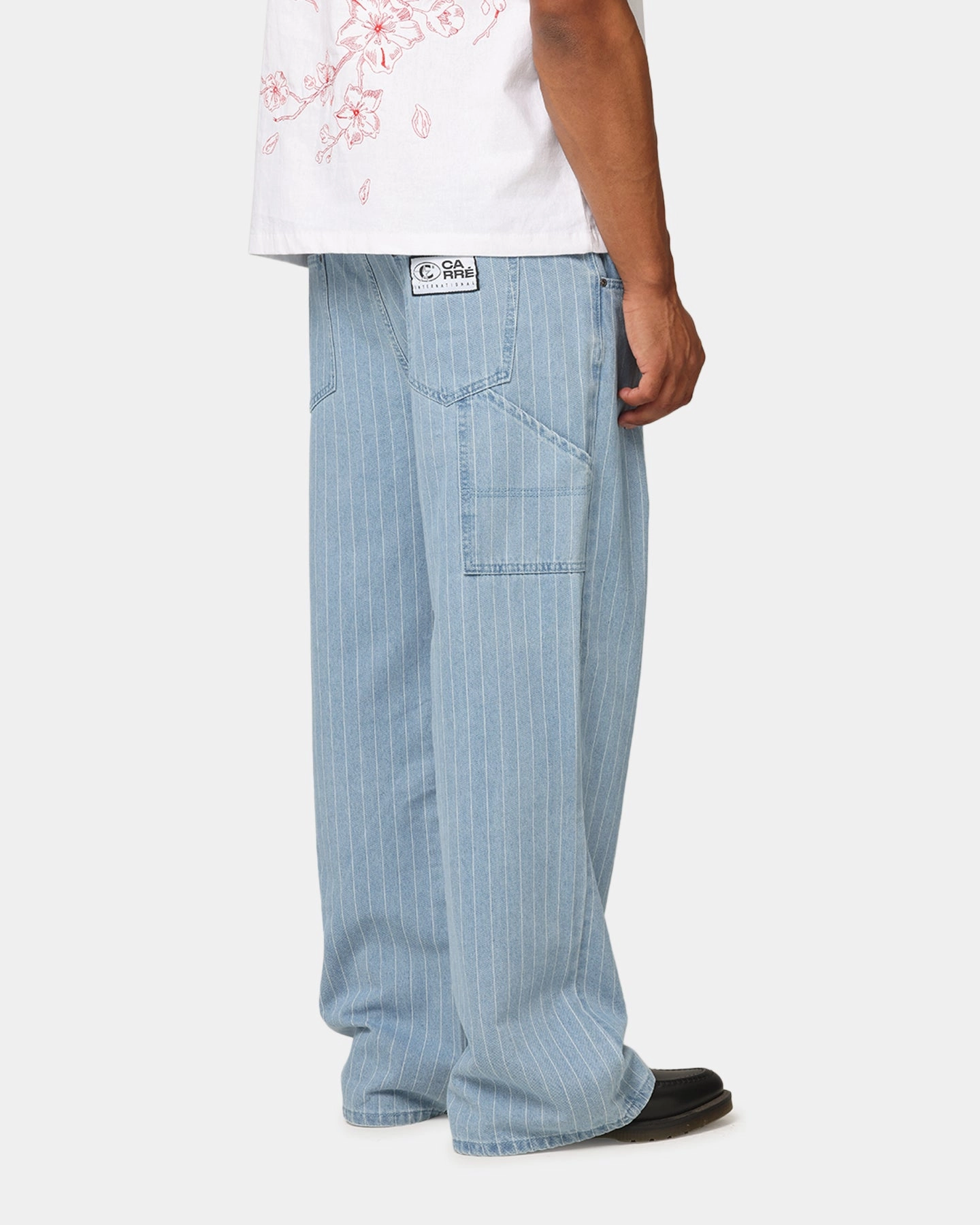 Casual Style Cozy Layer Carre Pinstripe Astoria Pant Pinstripe