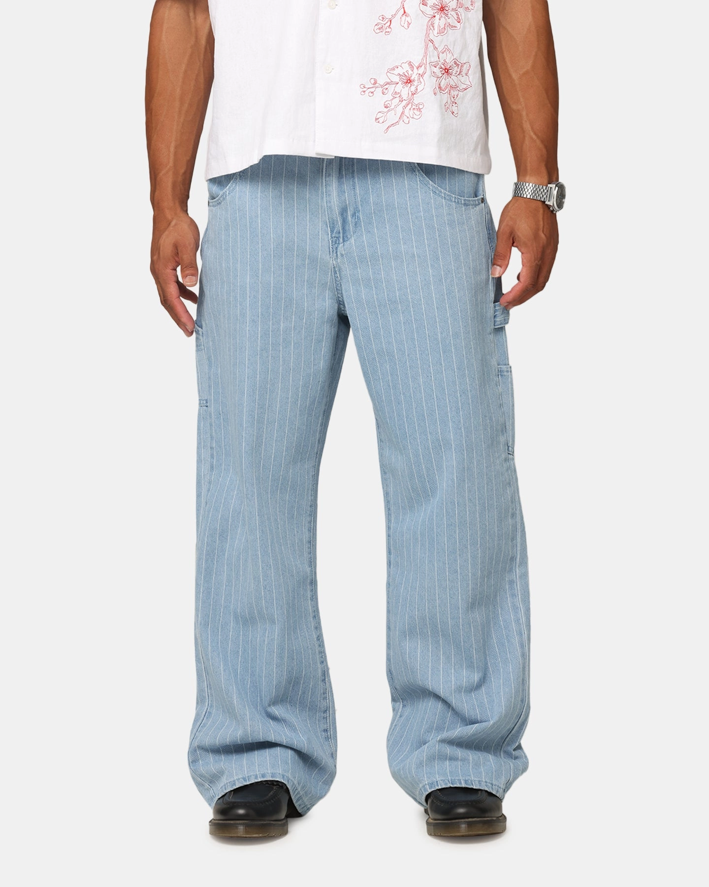 Wrinklefree Carre Pinstripe Astoria Pant Pinstripe