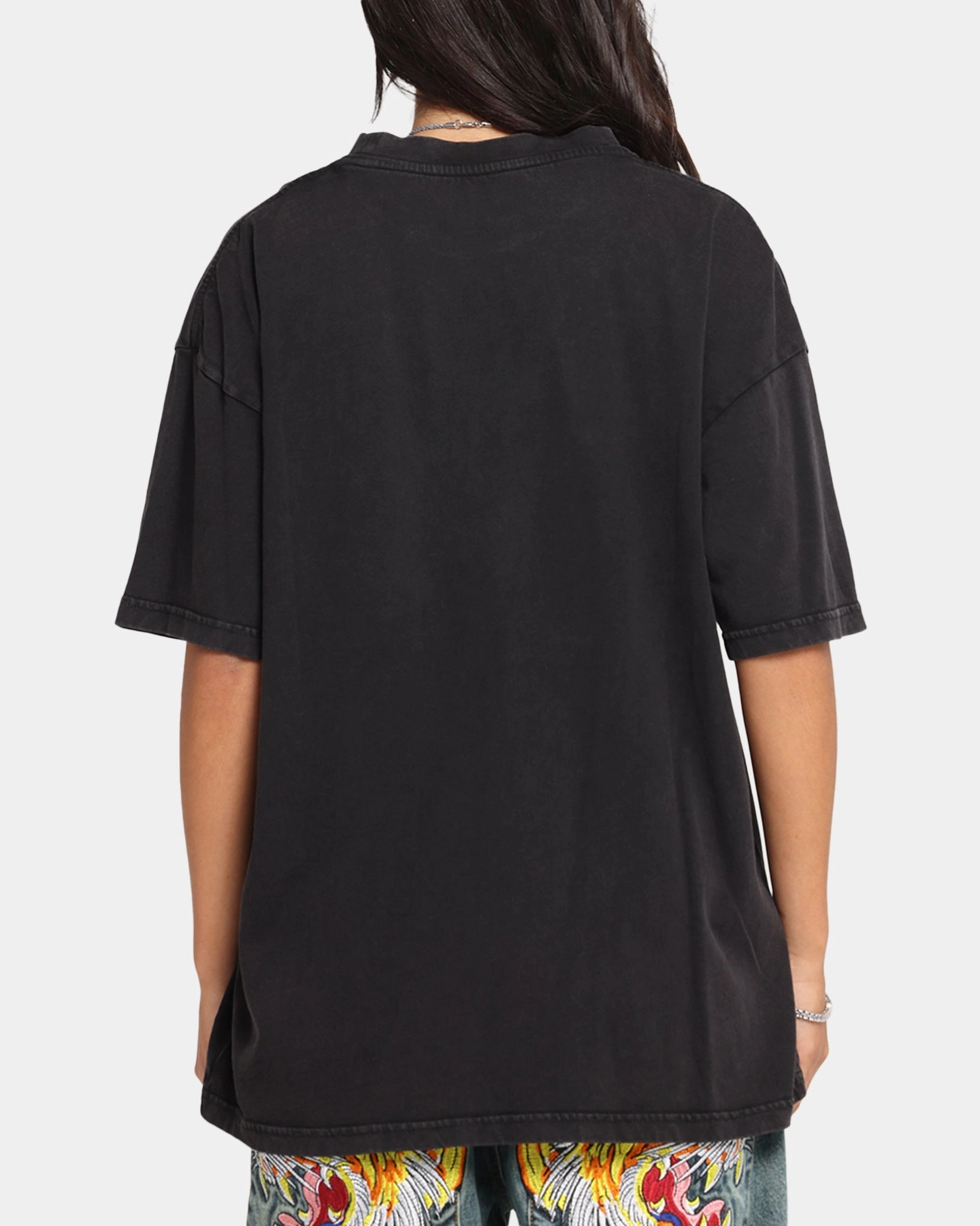 Chilly Day Comfort Chic Wear Carre Players Choice T-Shirt Black Acidwash