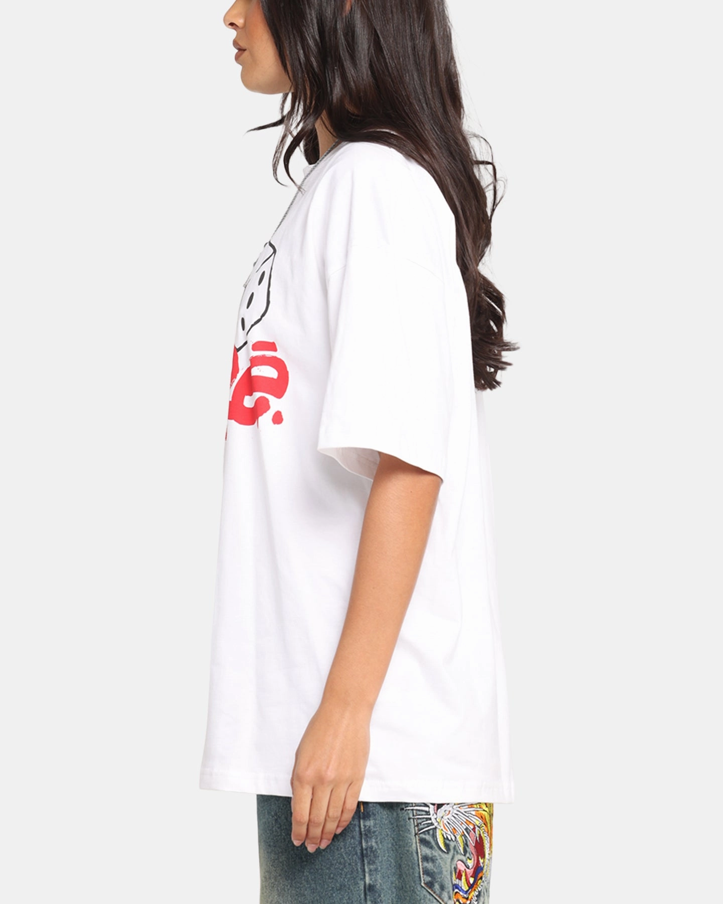 Casual Layering Pullover Carre Players Choice T-Shirt White
