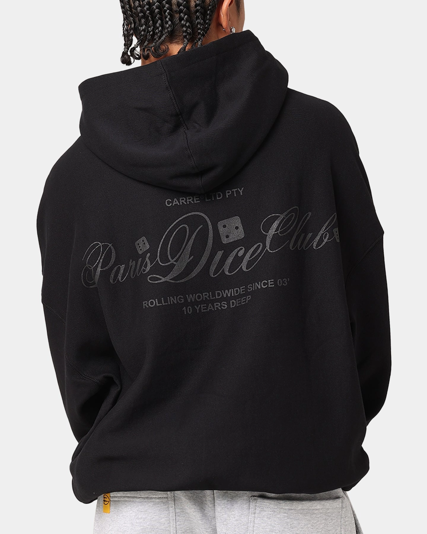 Carre Players Hoodie Black HeatRegulating Comb