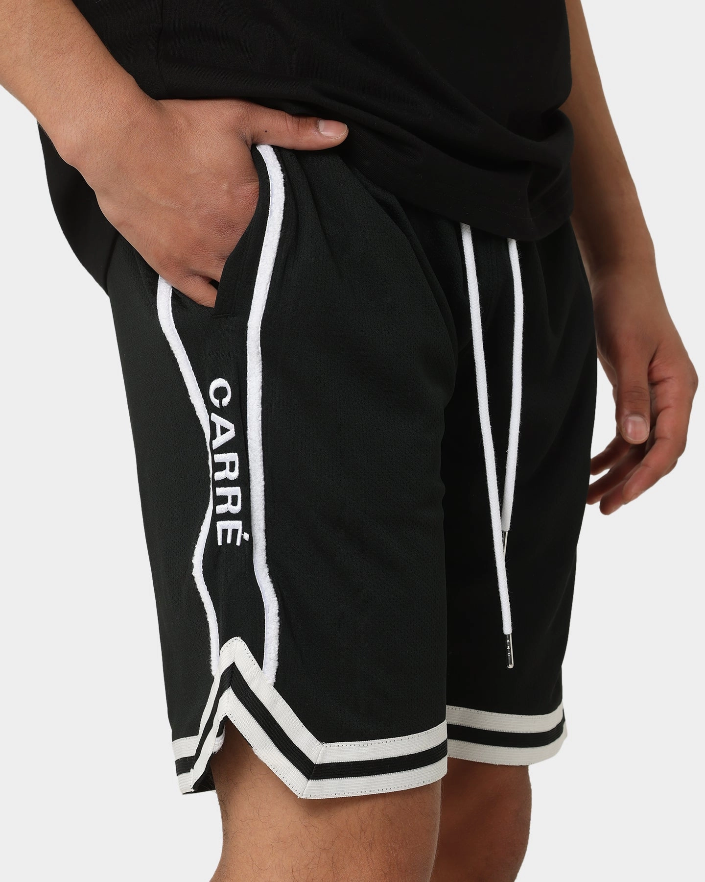 Carre Precision Ball Shorts Black Reinforced Stitching Stretchable