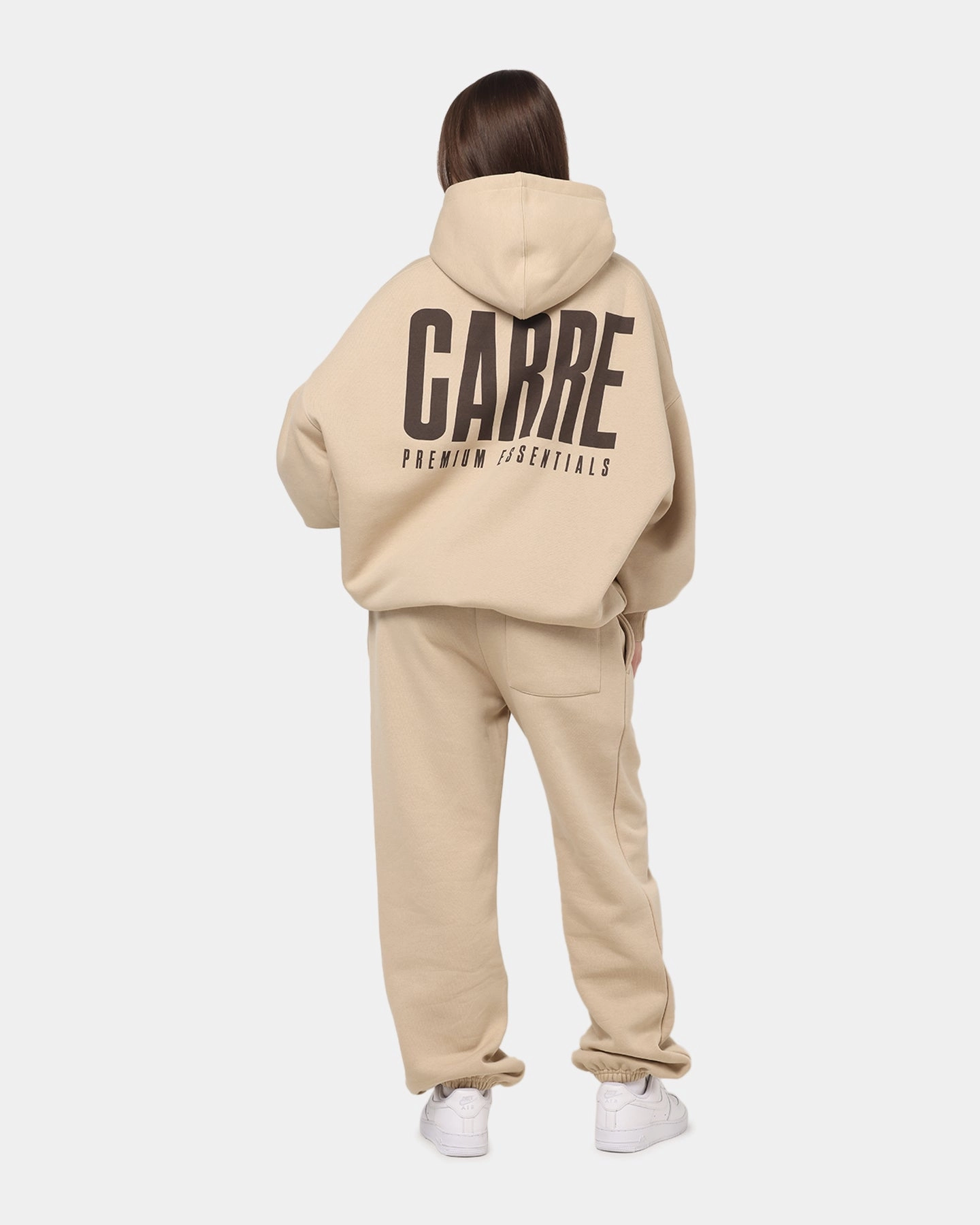 Protective Layering Winter Ready Carre Premium Essentials Hoodie Light Brown
