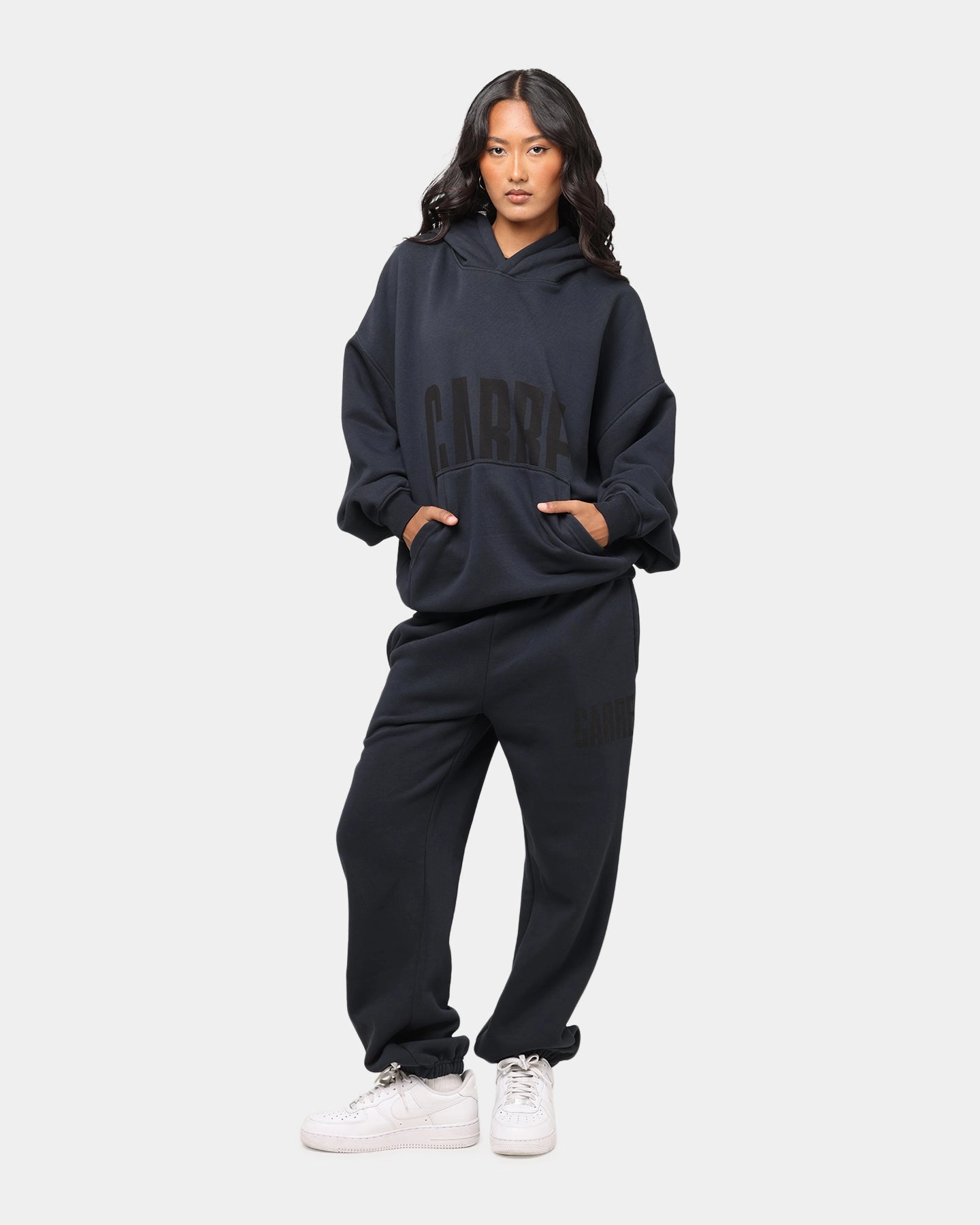 Carre Premium Essentials Hoodie Steel/Black Detect high-end
