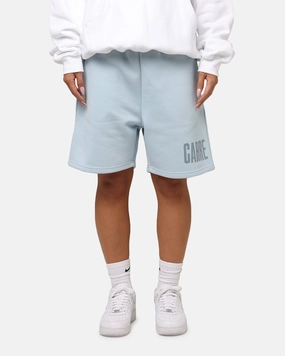 Breathable Lining High Waist Carre Premium Essentials Sweat Shorts Baby Blue