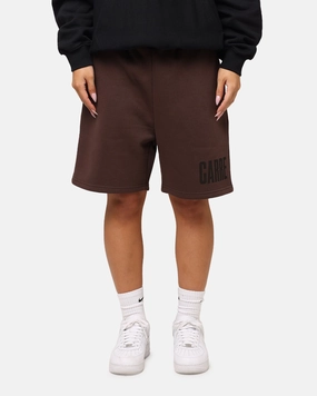 Carre Premium Essentials Sweat Shorts Chocolate Side Pockets Moisture wicking