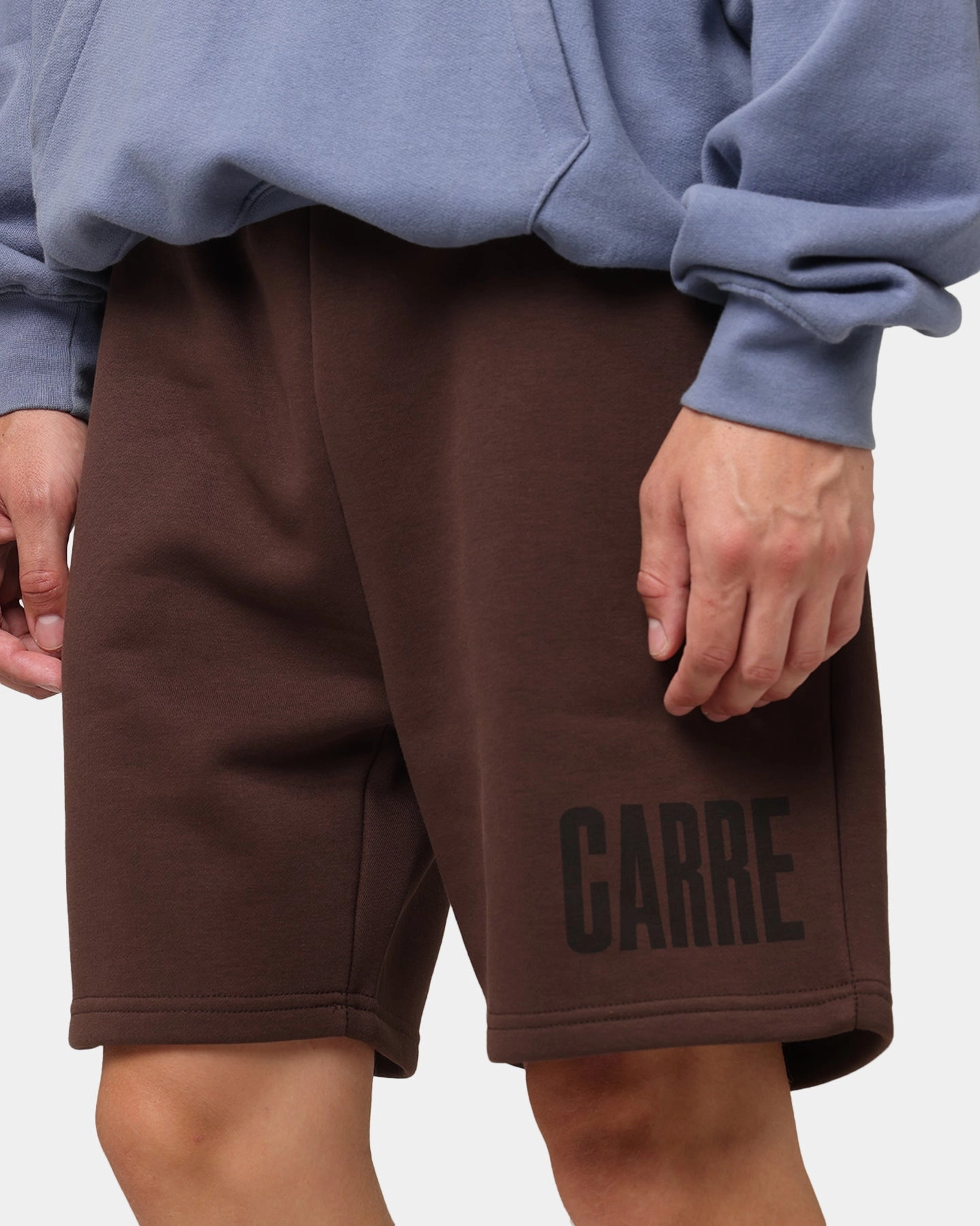 Ultra Soft Touch Carre Premium Essentials Sweat Shorts Chocolate