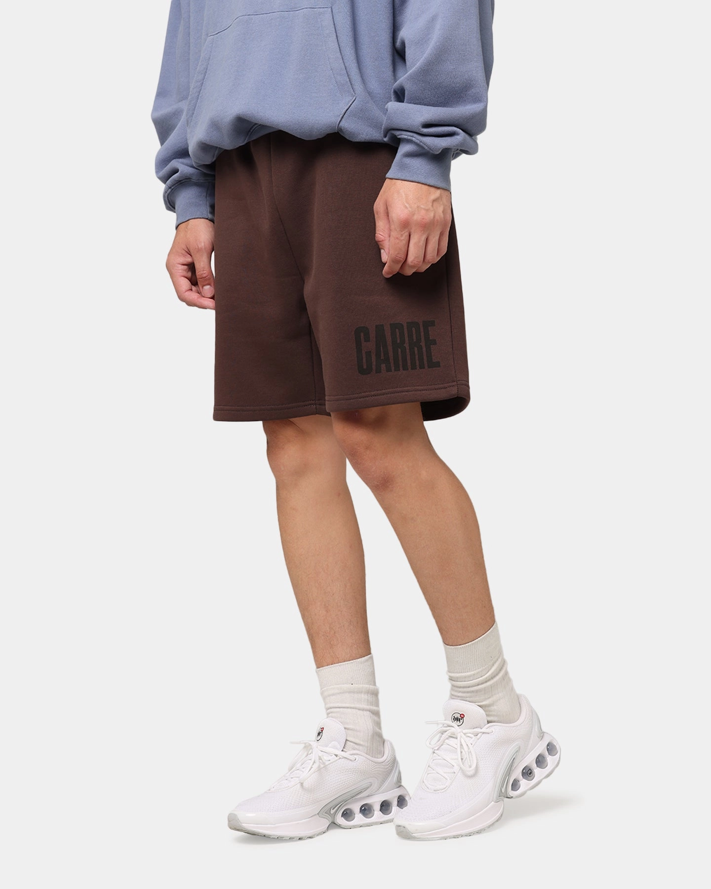 back-to-school Water Repellent Coating Carre Premium Essentials Sweat Shorts Chocolate