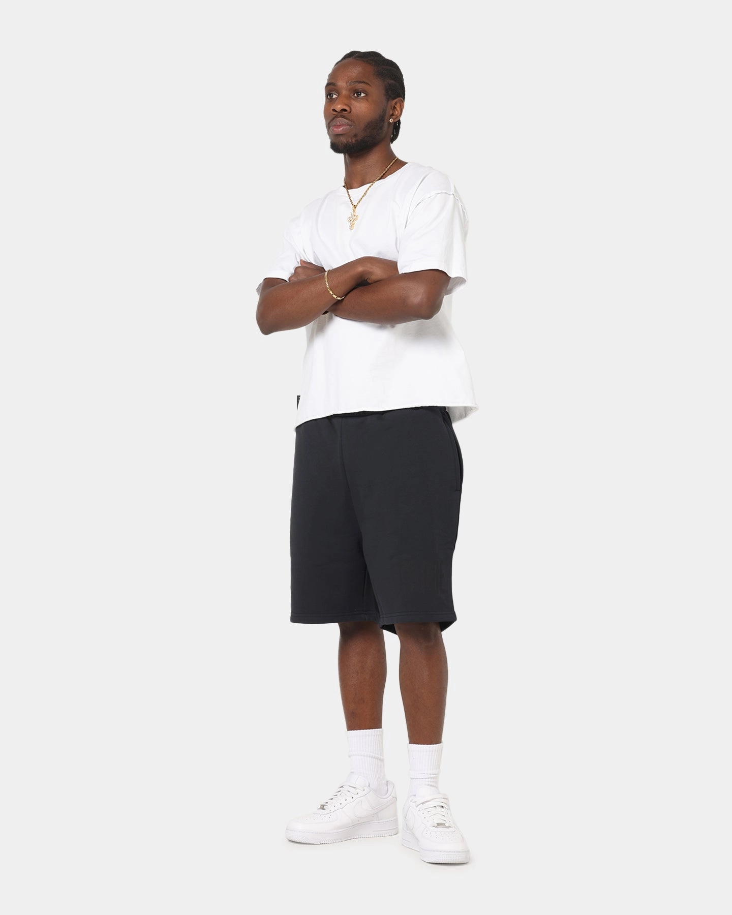 Carre Premium Essentials Sweat Shorts Steel/Black fitness industry