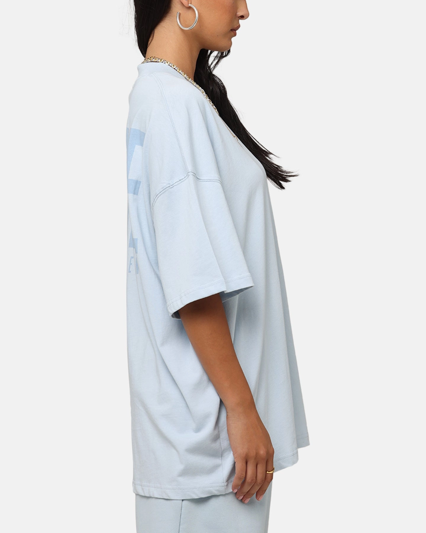 Carre Premium Essentials T-Shirt Baby Blue On-the-Go Fashion Light Breeze