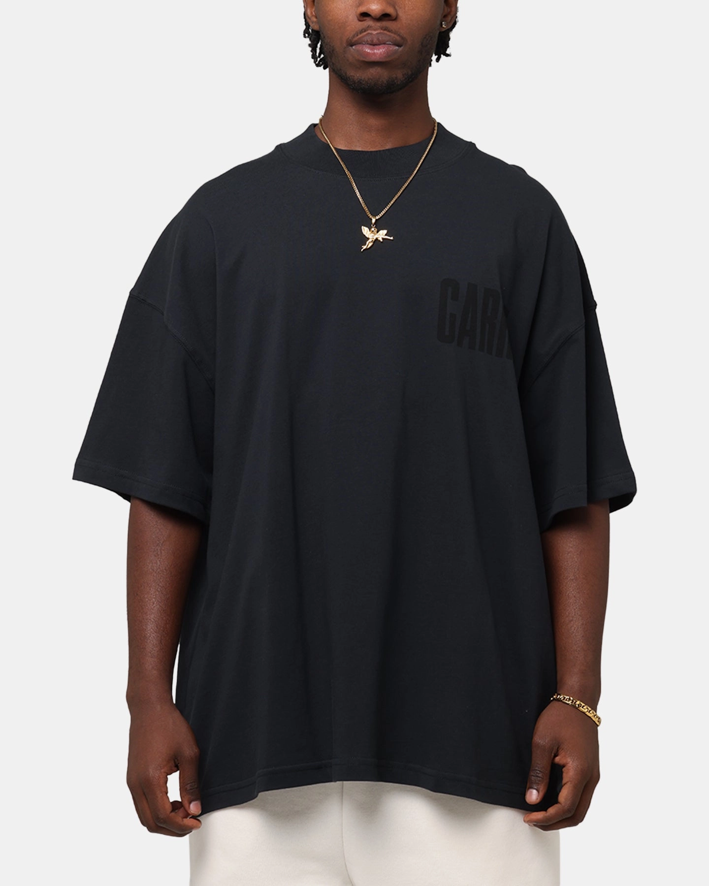 Breathable Fit Wear Carre Premium Essentials T-Shirt Steel/Black