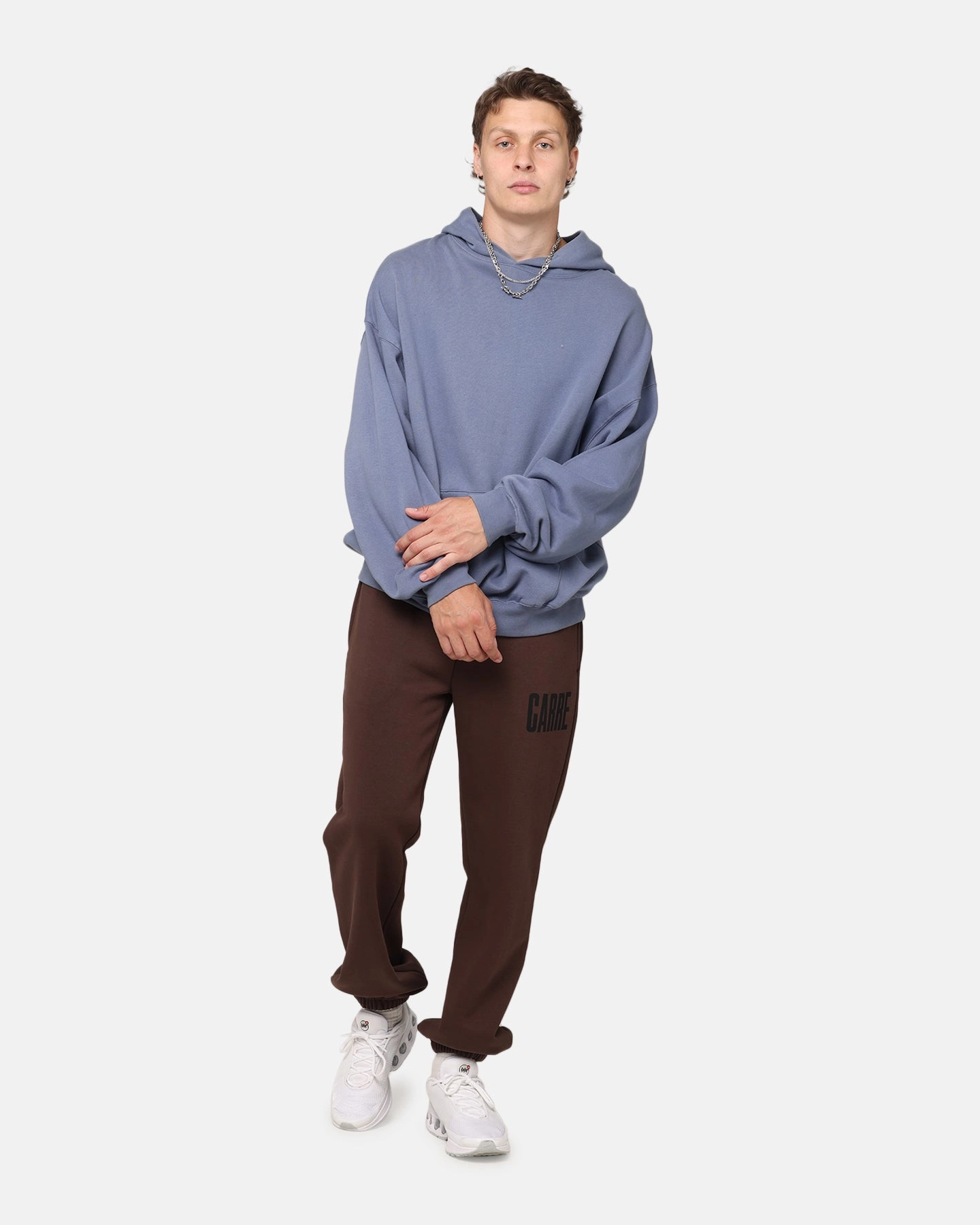 Carre Premium Essentials Track Pant Chocolate Relaxed Style