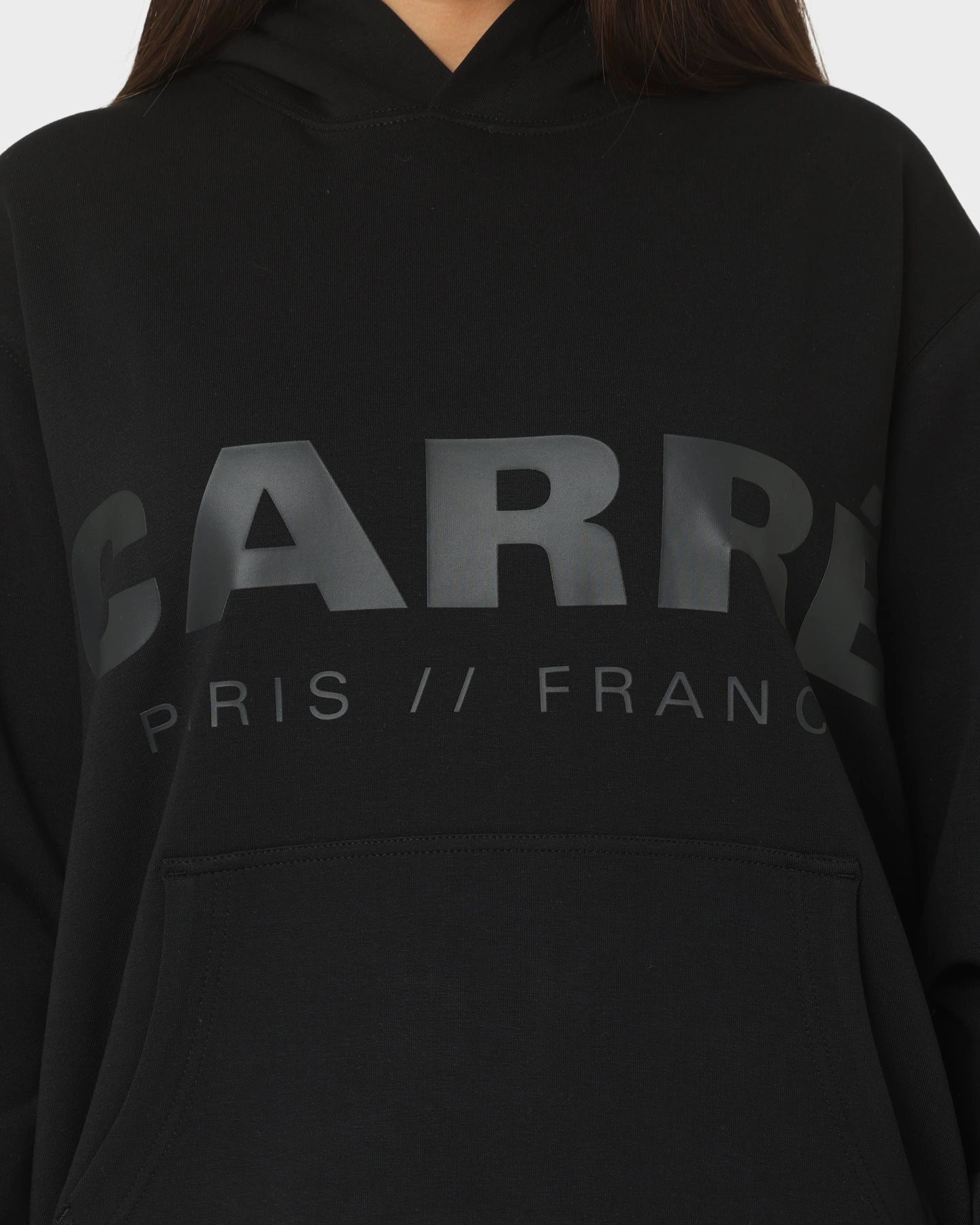Carre Premium Motion Hoodie Black Sleek Fit