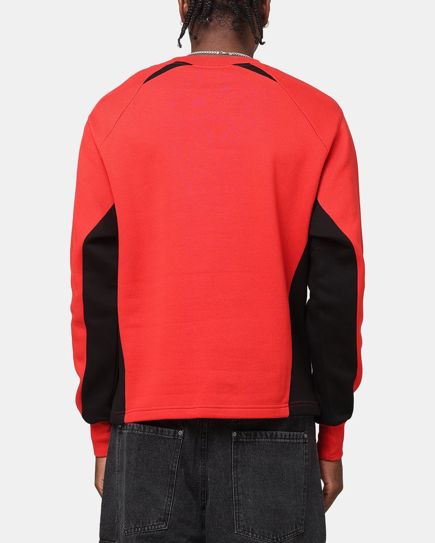 Carre Prestige Crewneck Red Slip Resistant Grip