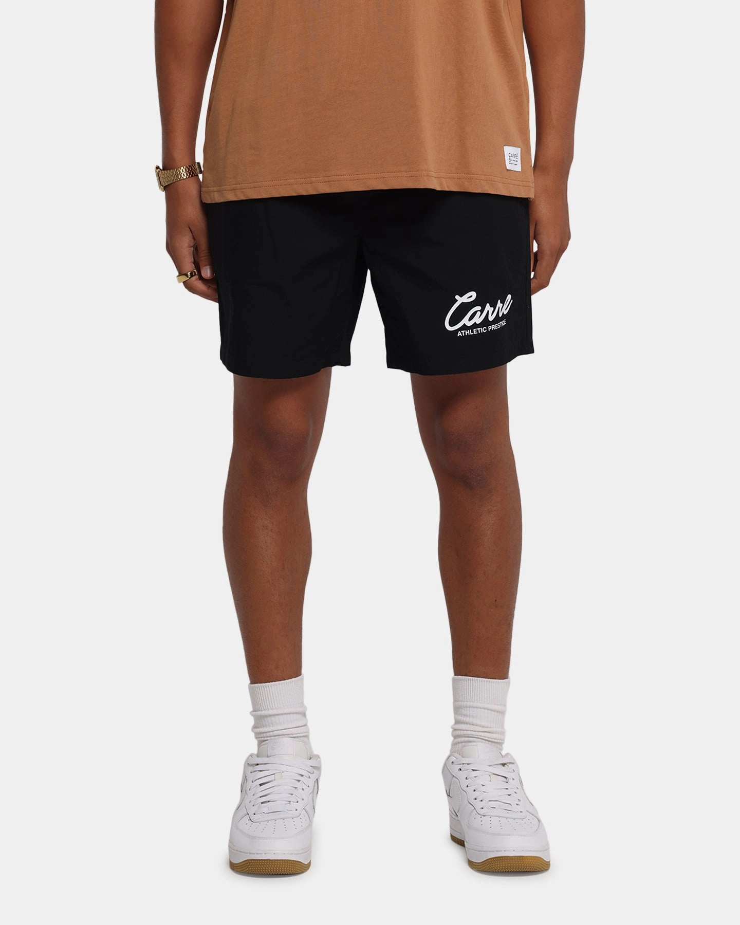 Snowboarding Gear Carre Prestige Script Beach Shorts Black
