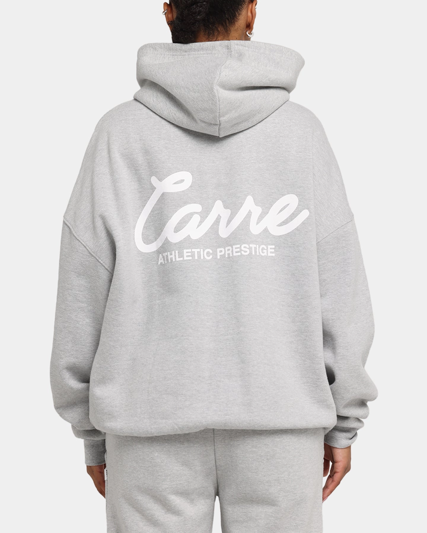 Carre Prestige Script Hoodie Grey Marle Insulated Wear Gift