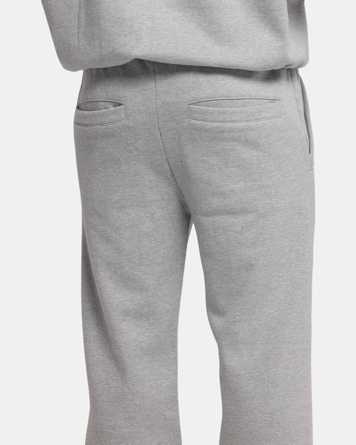 Carre Prestige Script Sweatpants Grey Marle Flexible Seam Dark wash