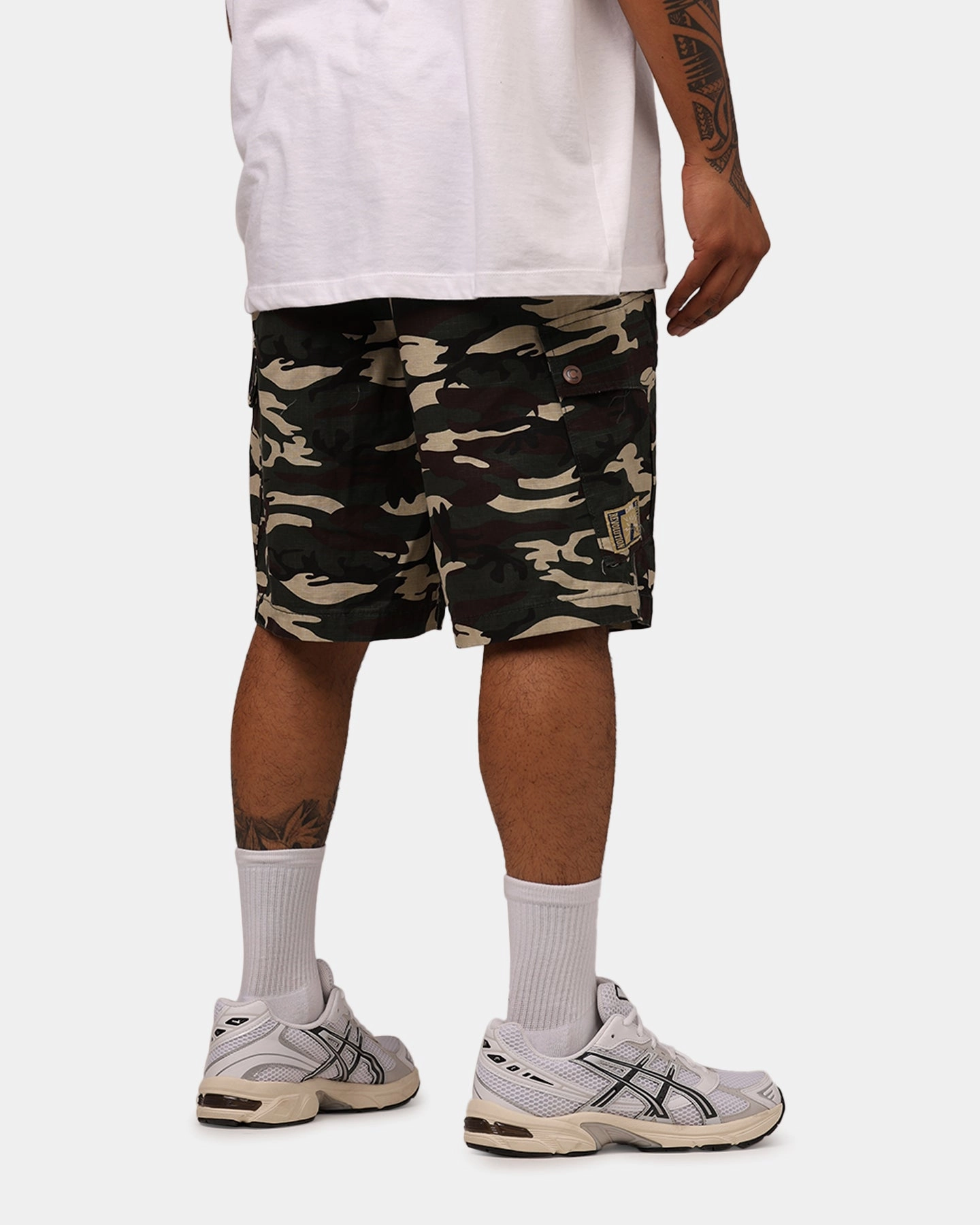 shorts set Carre Quality Cargo Shorts Woodland Camo