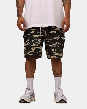 Carre Quality Cargo Shorts Woodland Camo Work Ready