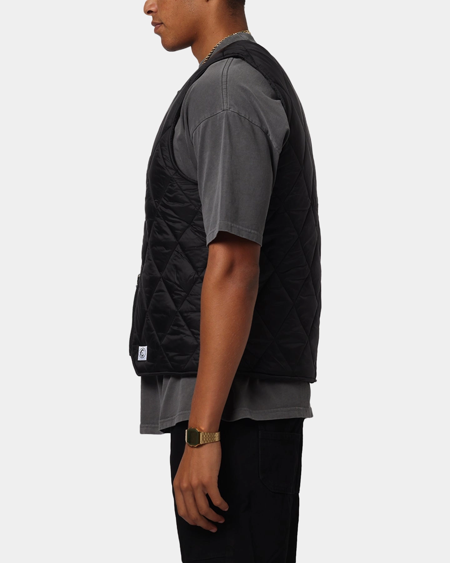 Adventure Wear Carre Quilted Vest Black
