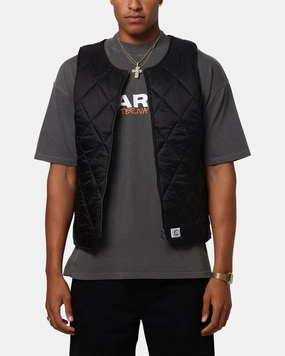 Carre Quilted Vest Black keepsake Contest