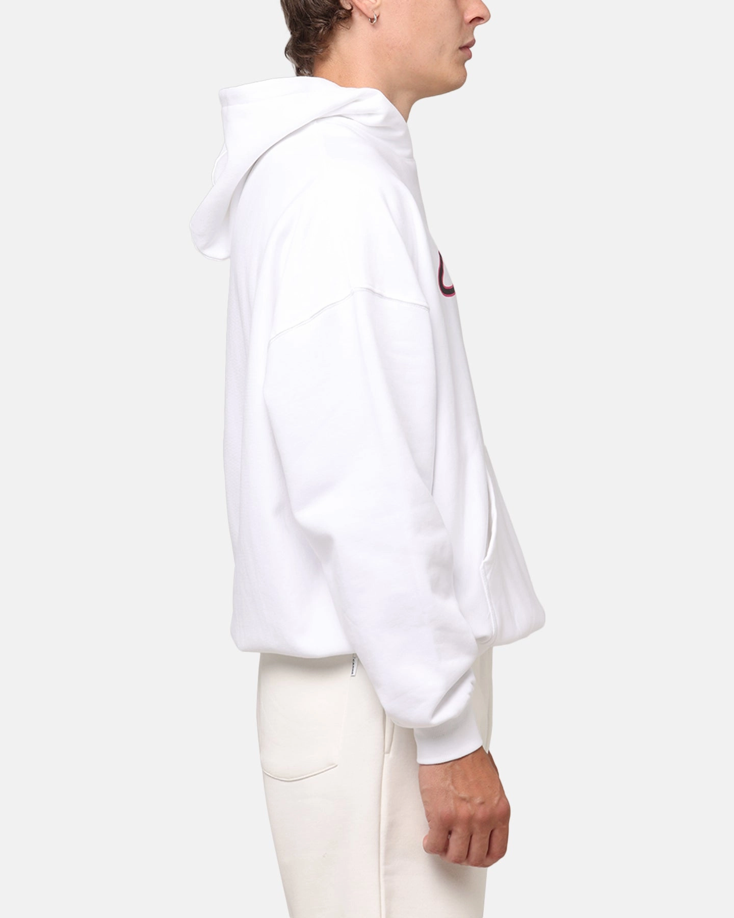 Carre Race Script Hoodie White anti - slip Travel Cool