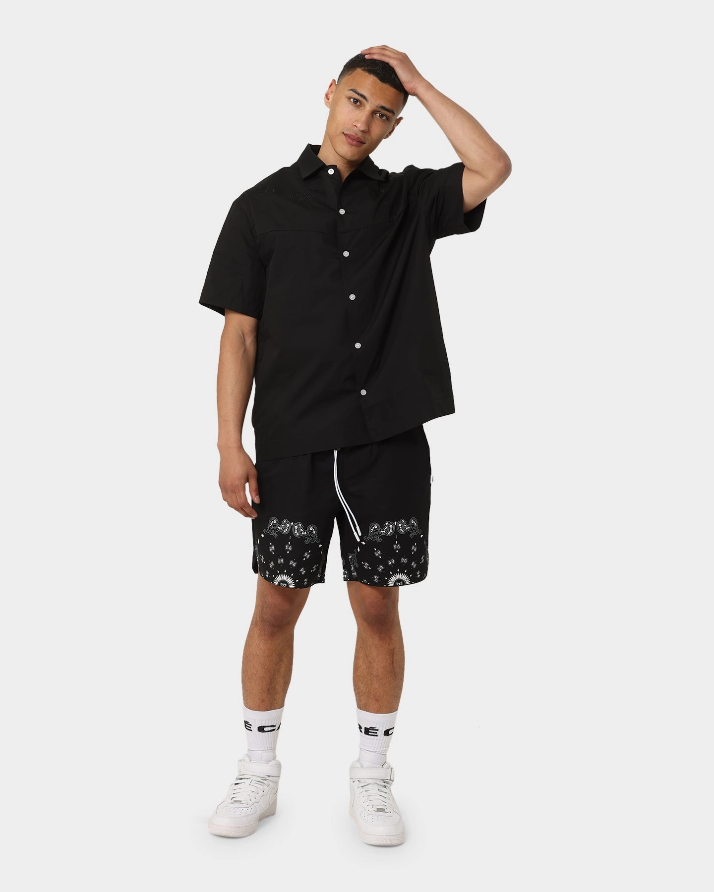 Carre Raphael LP Shorts Black volleyball outfit UV Protective Coating