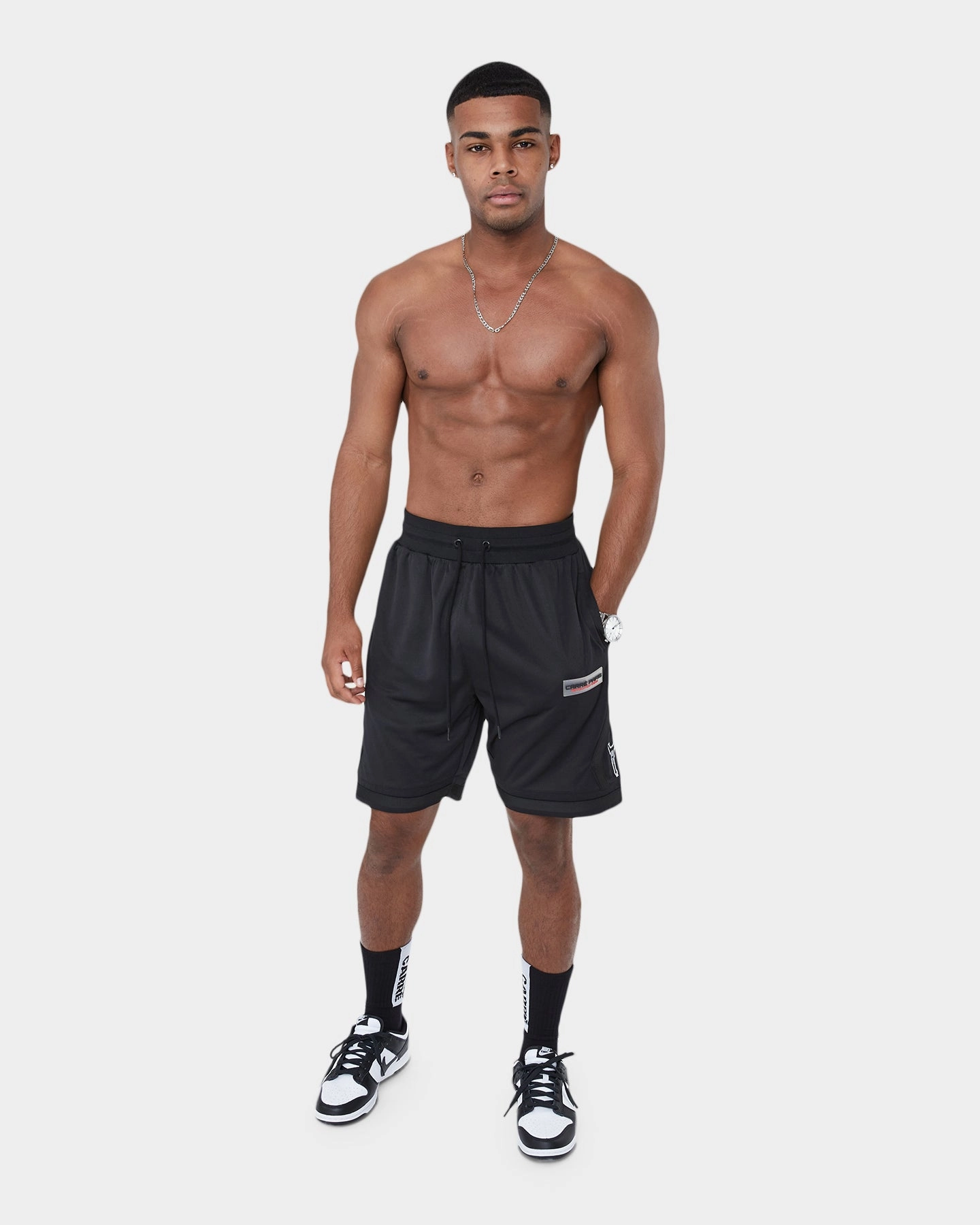 Summer Fun ethical fashion Carre Reflective Champs Ball Shorts Black/Reflective
