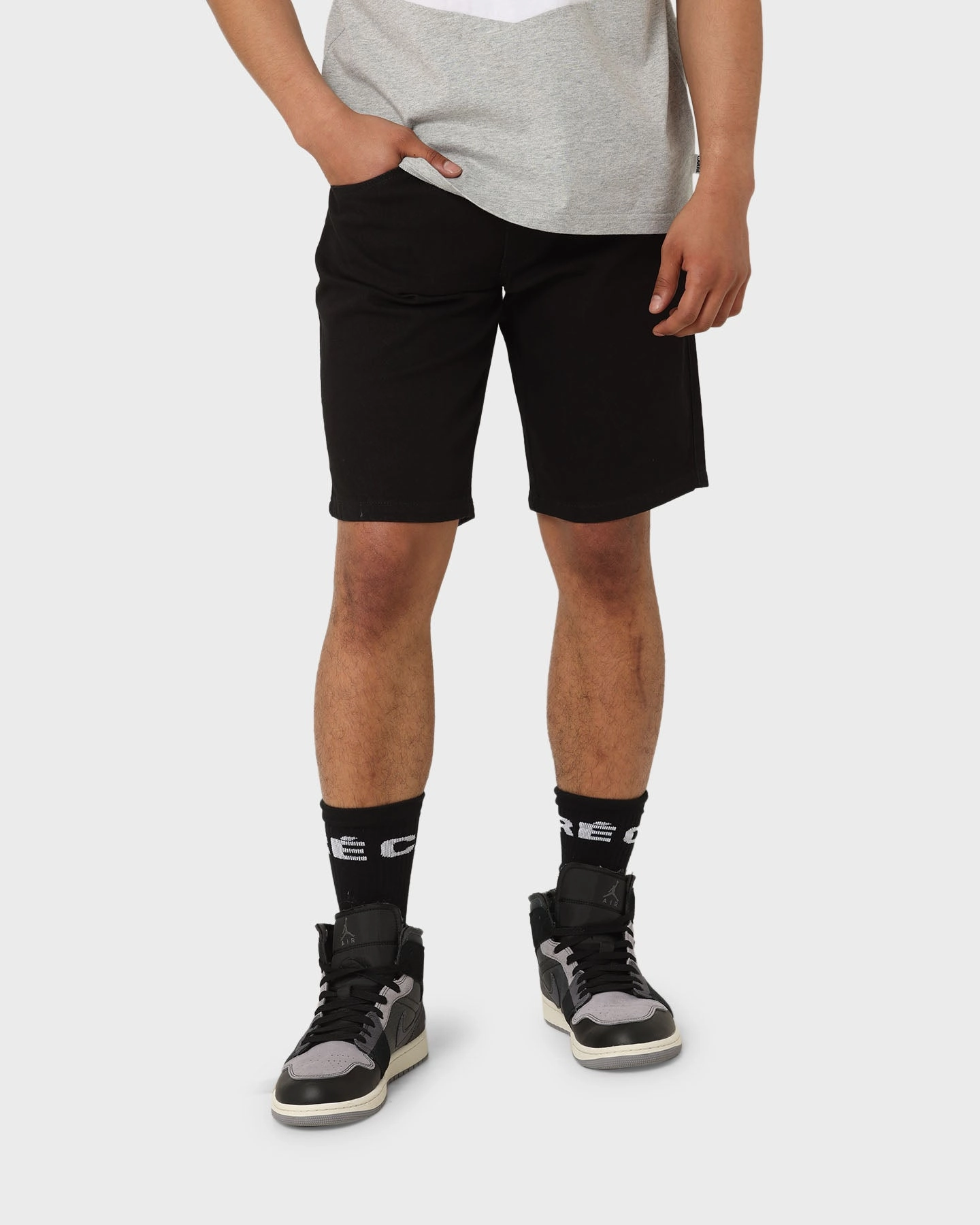 Carre Relache Denim Shorts Black Fashion Fit Perfect Fit