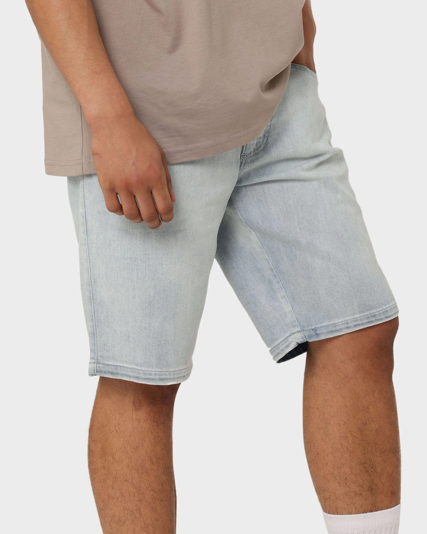 mix and match Carre Relache Denim Shorts Light Blue