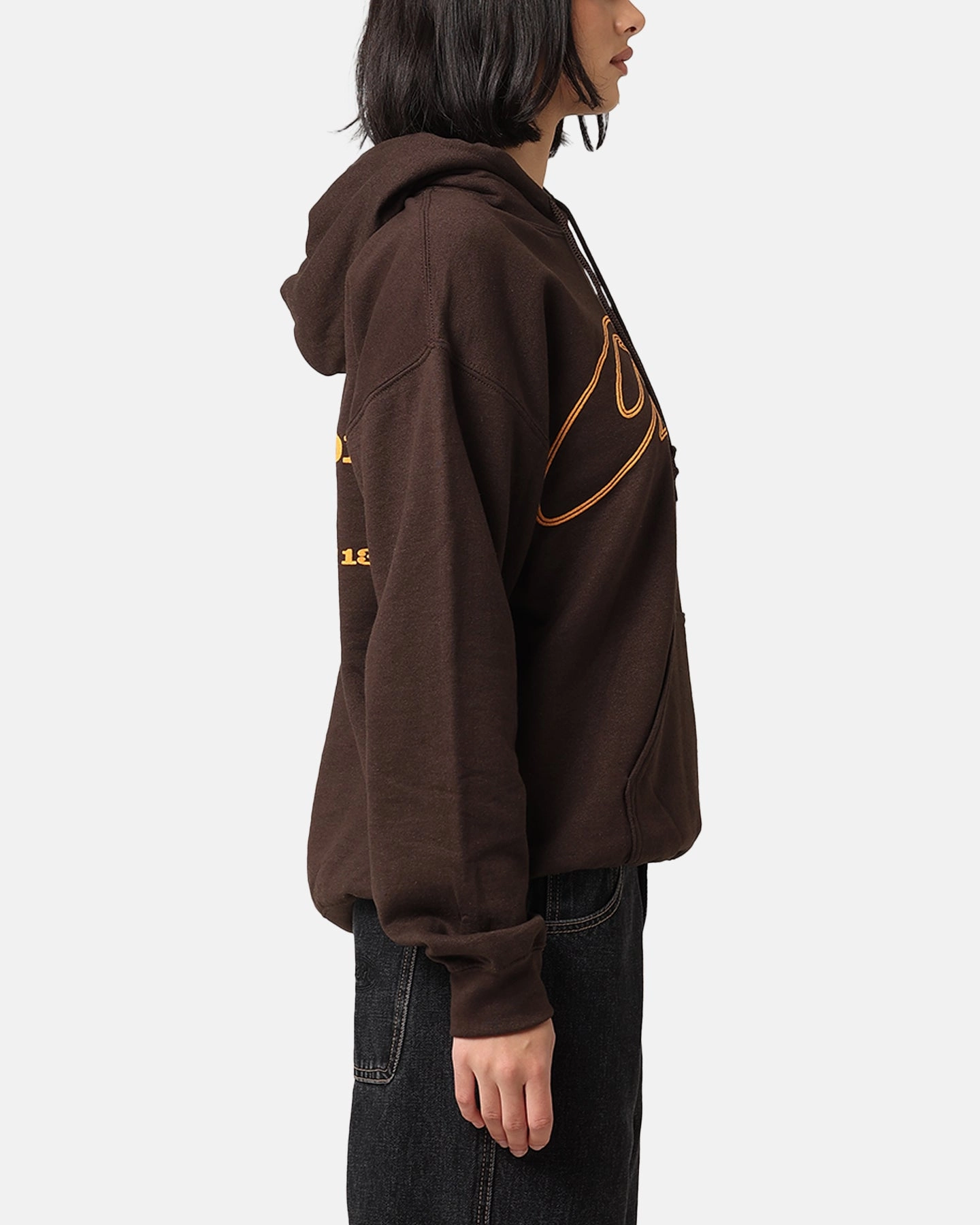 Awareness Hazard Carre Rev 24 Hoodie Brown