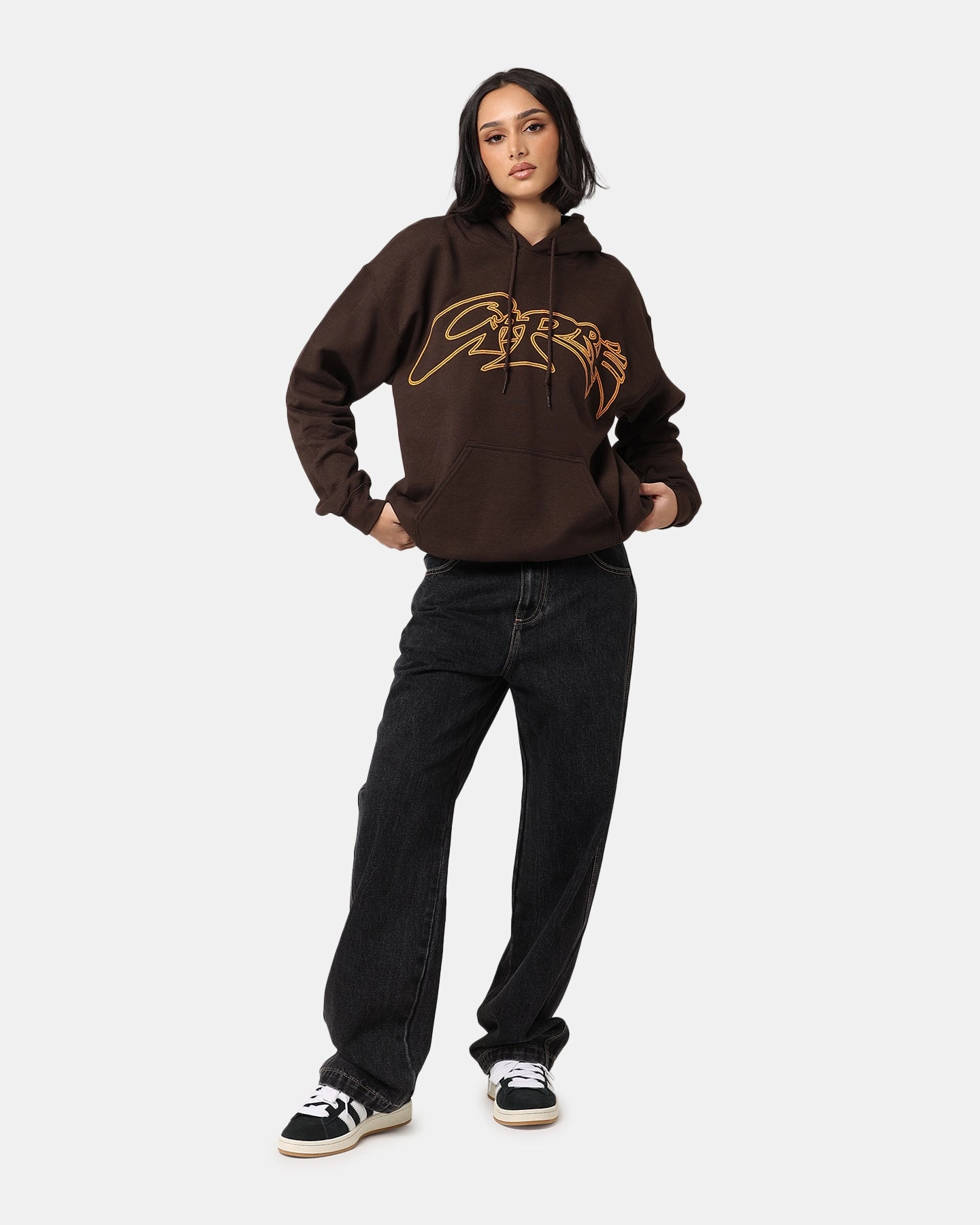 Minimal Form Carre Rev 24 Hoodie Brown