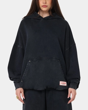 Carre Rivet Hoodie Charcoal Modern Tailoring AdjustableCuffs