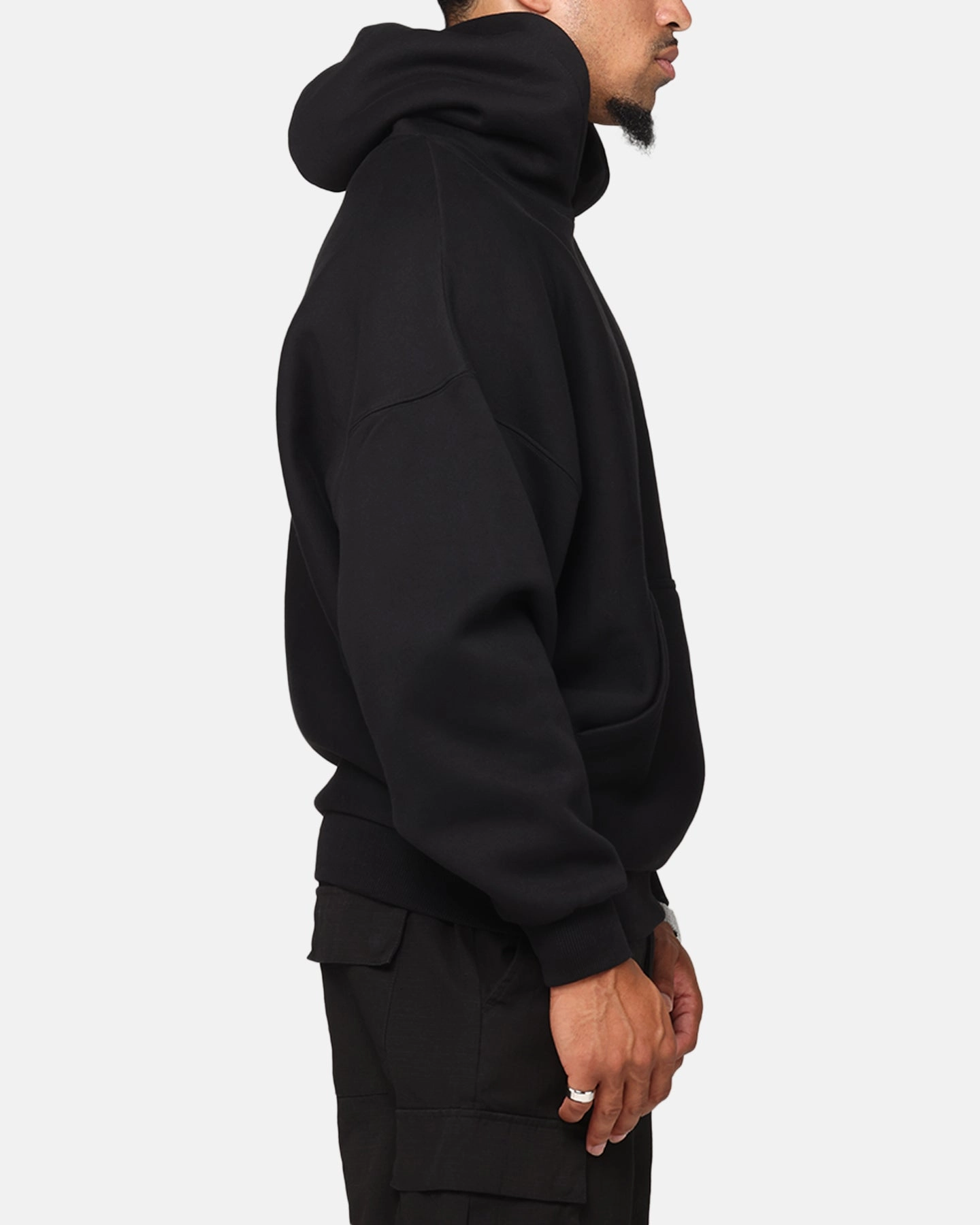 Mark Carre Roadman Oversized Hoodie Black