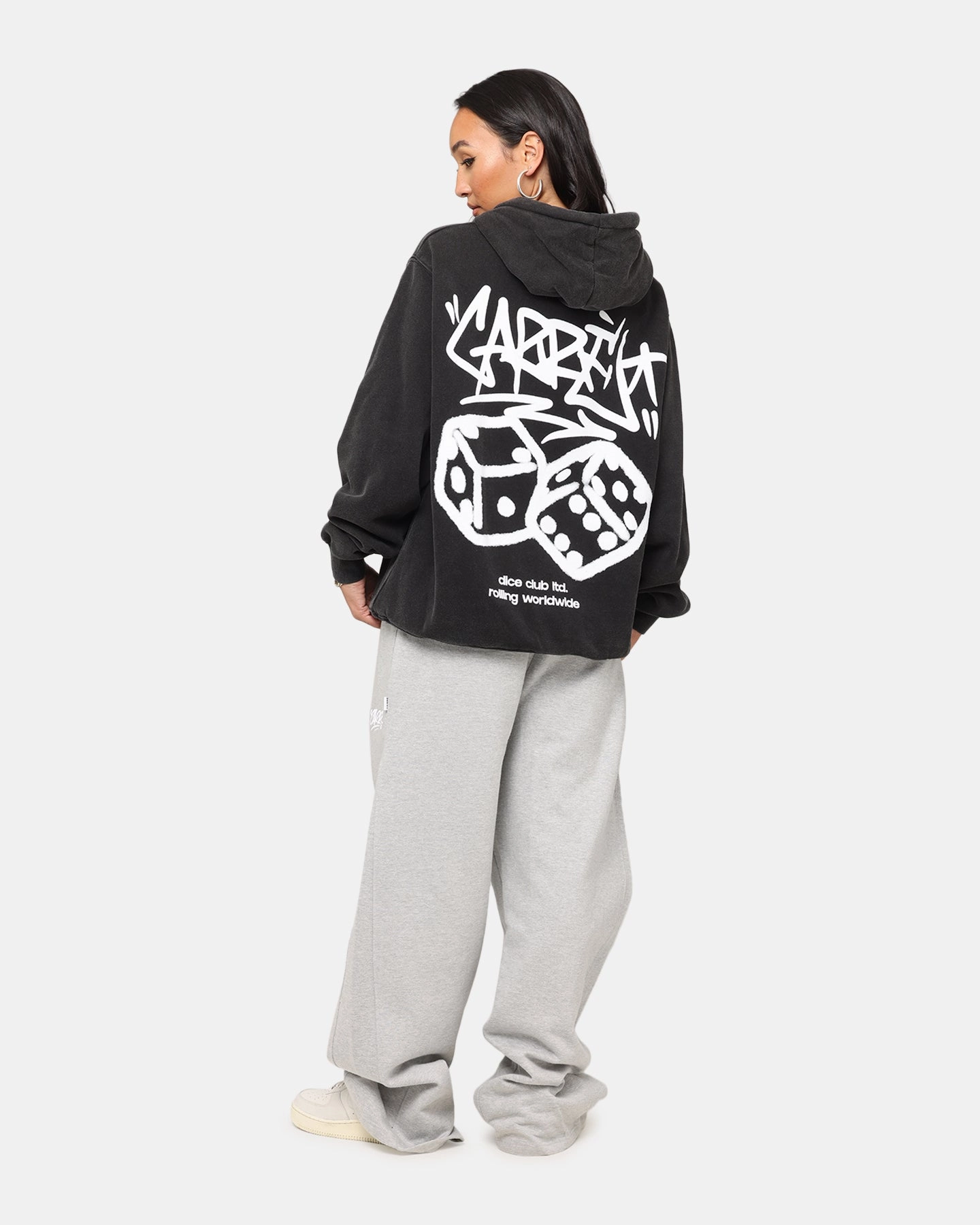 Carre Rolling Worldwide Hoodie Vintage Black comfort enhancer New Arrival