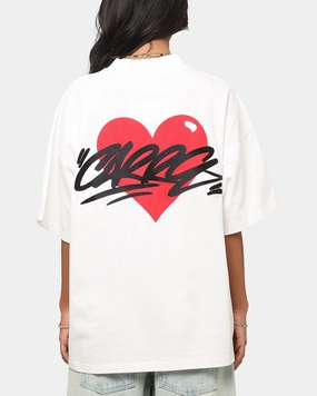 Carre Romance T-Shirt Off White Light Comfort Style