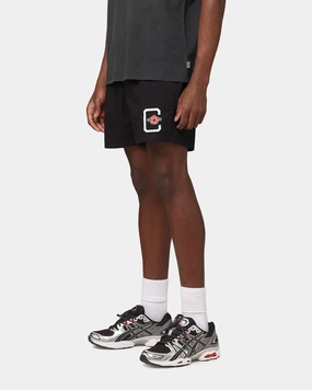 Carre Rose Beach Shorts Black Stain Repellent Treatment