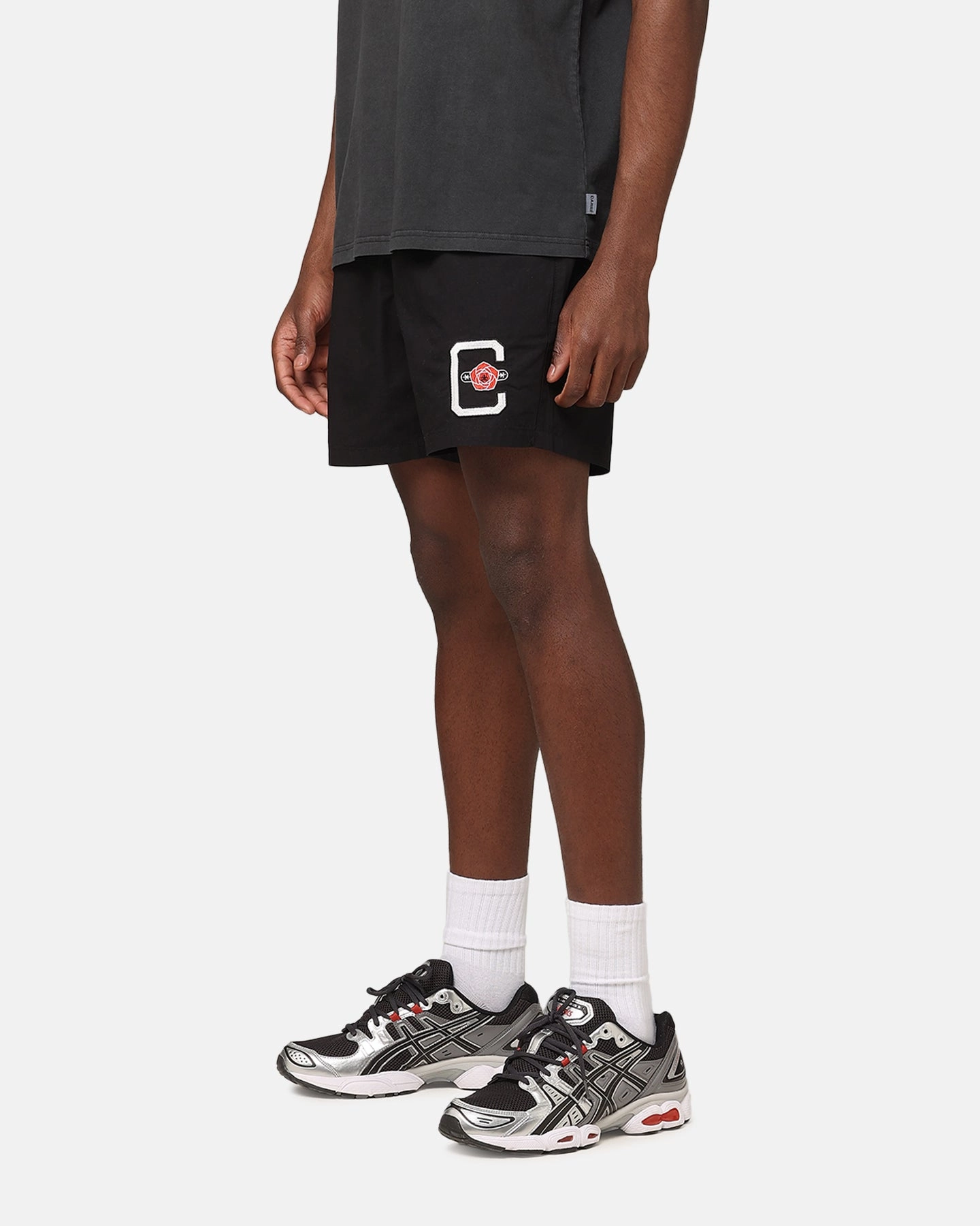 Carre Rose Beach Shorts Black Stain Repellent Treatment