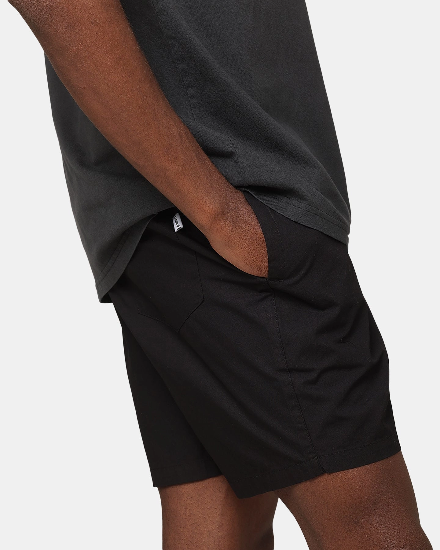 Durable Stitching Carre Rose Beach Shorts Black