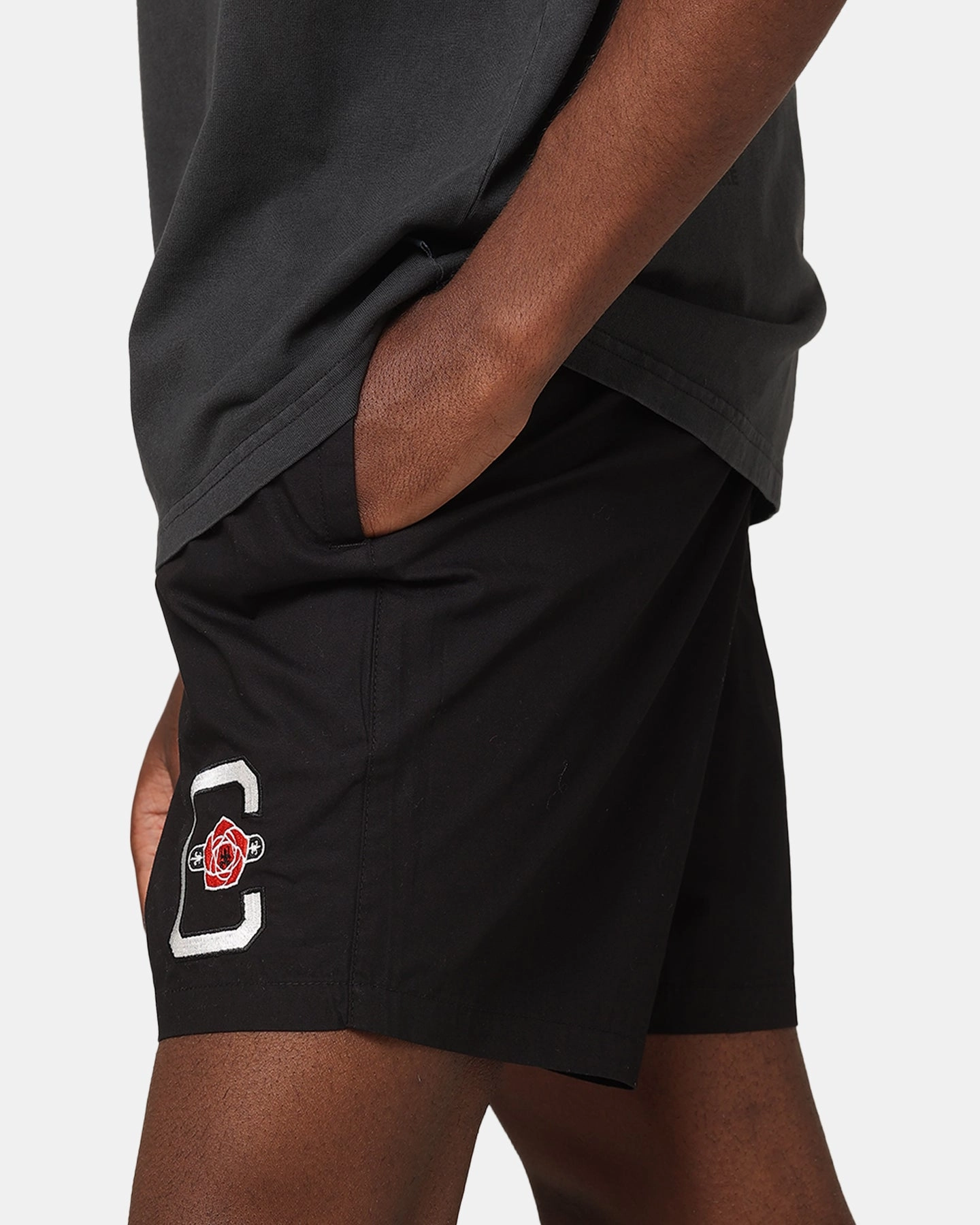 Carre Rose Beach Shorts Black Contemporary Design