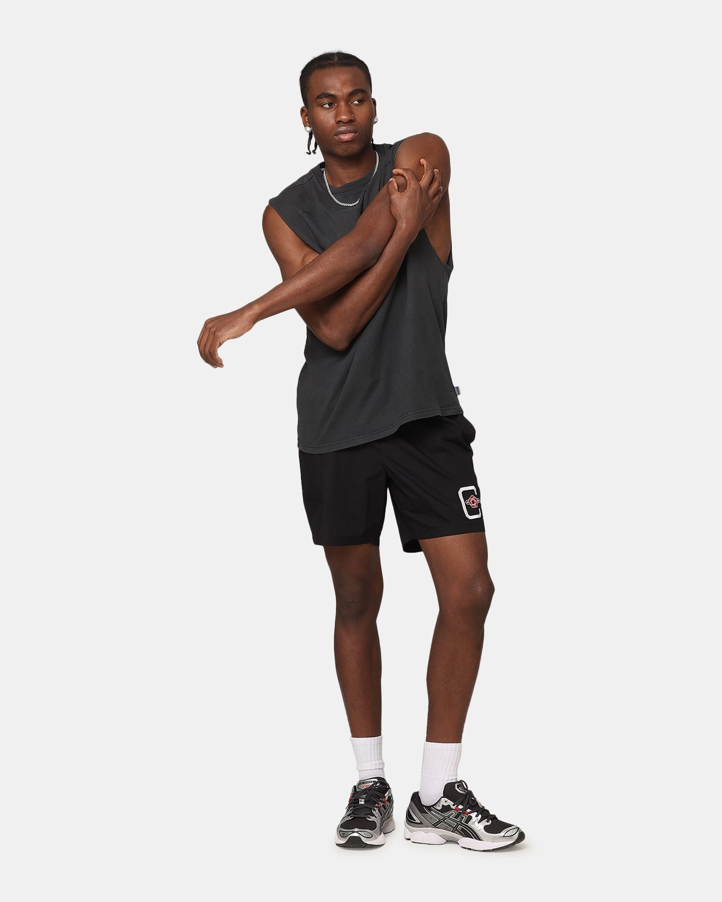 Carre Rose Beach Shorts Black City Shorts Smooth Texture
