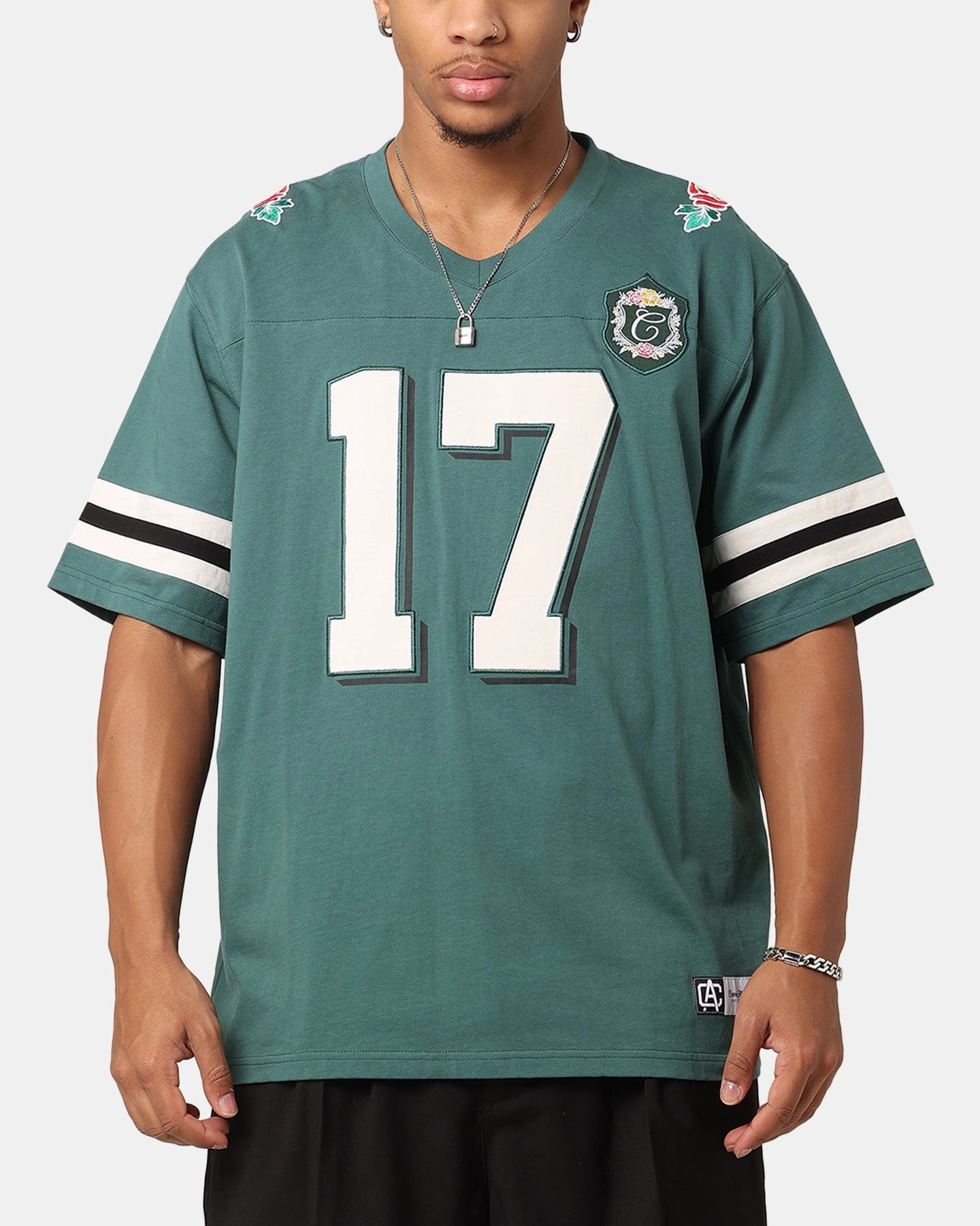Casual Choice Cozy and Fashionable Carre Rose Bowl Football T-Shirt Green