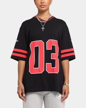 Chill Style City Smart Look Carre Rose Football T-Shirt Black/Red