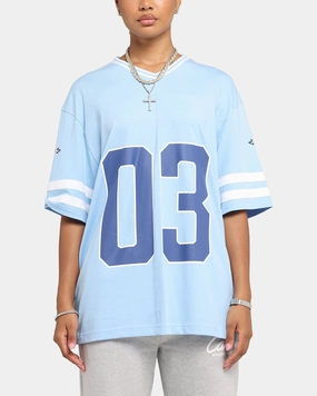 Carre Rose Football T-Shirt Light Blue proper length