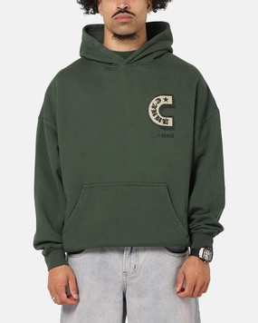 Carre Sacred Letter Hoodie Green high humidity use low - maintenance