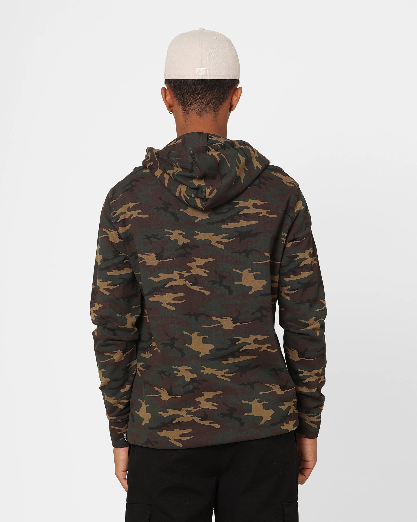 Designer Denim Carre Serif Camo Hoodie Camo